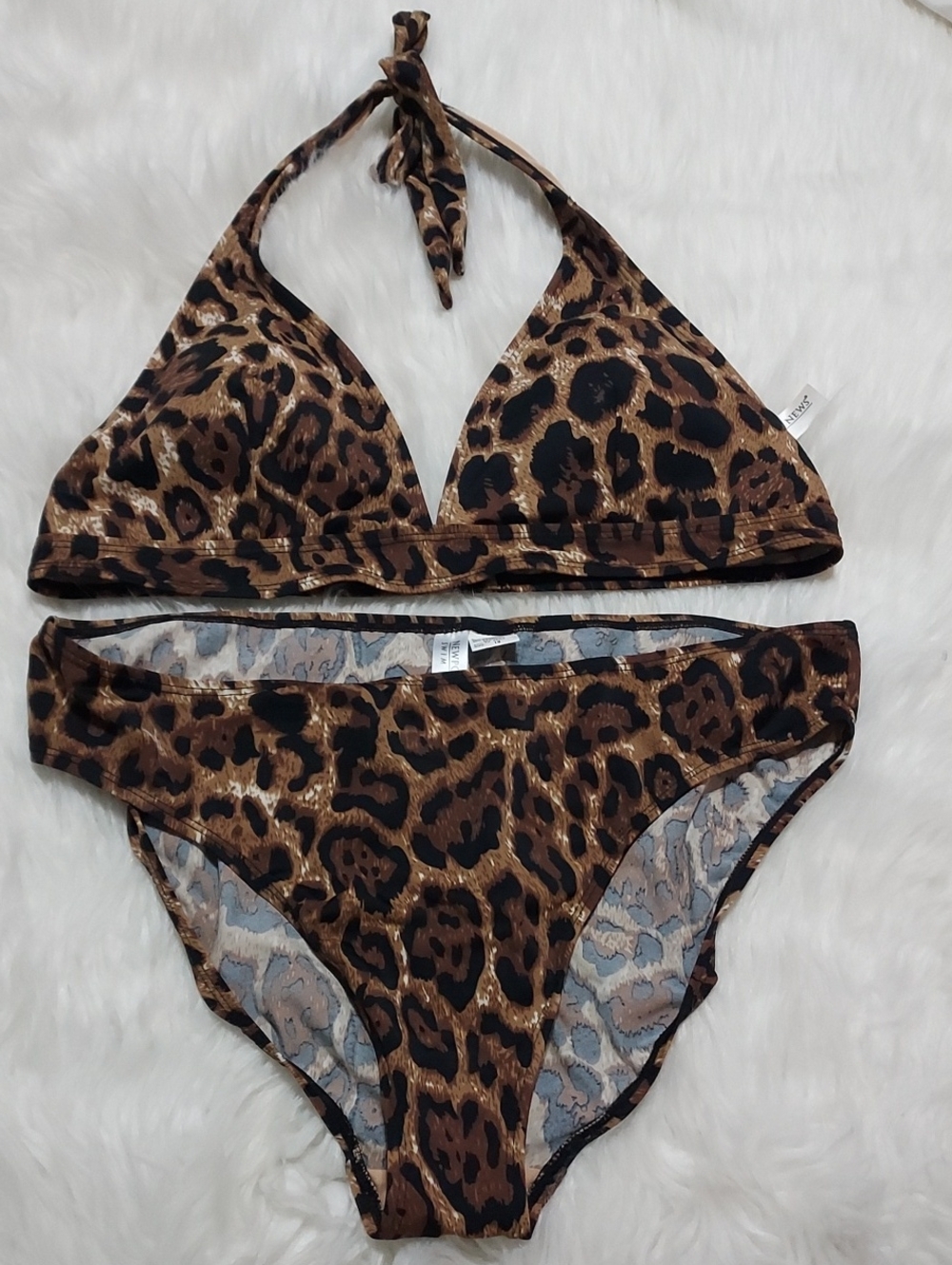 Newport News Swim Animal Print Swimsuit Sz-18